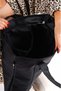 Olivia Fairchild Black Women's Satin Daily Large Size Sports Shoulder Bag - 3