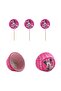 Minnie Mouse Cupcake and Toothpick Set 12 Pieces
