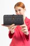 C02 Laser Women's Wallet Black Laser