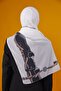 BELT PATTERNED SHAL - WHITE