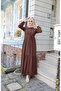 Asian Waist Tied Hijab Dress