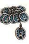 Embroidered Coat of Arms 9.5X6 cm (4 Pcs) - 2
