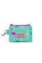 Water Green Flamingo Patterned Coin Bag 21725