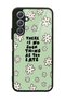 Samsung A54 Glossy Phone Case with Daisy Thing Design