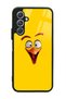 Glossy Phone Case for Samsung A54 Yellow Design