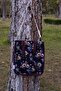 Tapestry shoulder Cotton BAG snaps Large volume organic printing beach-daily-Canvas shoulder bag - 4