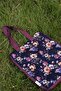 Tapestry shoulder Cotton BAG snaps Large volume organic printing beach-daily-Canvas shoulder bag - 5