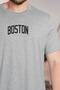 Men's Boston Printed T-Shirt Comfortable Fit Grimelange Crew Neck - 2