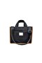 Hishi Rj Tote Bag Black Waxed Canvas Bag - 5