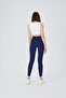 Push Up High Waist Lift Leggings Navy Blue - 4