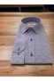 Rosetti Hidden Collar Buttoned 100% Cotton Shawl Pattern Slim Fit Light Blue Shirt - 2