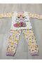 Alphabet Patterned 2-Piece Pajama Set for Girls Ages 4-6 - 53-50-23