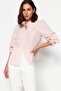 Powder Lace Detailed Cotton Oversized Woven Shirt Twoaw21Go0077
