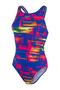 WOMEN'S TRAINING SWIMS RIBK 1PCE AF BLK/YLLW 8-11717F333 YZM UK SIZE