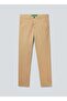 High Waist Slim Leg Regular Beige Men's Trousers 122A4Dkh55I18 - 4