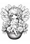 Cute Fairy Coloring Book - 5