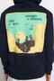 Navy Blue Regular/Normal Cut Tropical Printed Sweatshirt Tmnaw22Sw0797 - 6