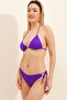 Purple Triangle Bikini Top - 4