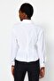 Ecru Fitted Slim Cotton Woven Shirt TWOAW24GO00186 - 6