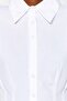 Ecru Fitted Slim Cotton Woven Shirt TWOAW24GO00186 - 5