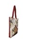 Tapestry shoulder Cotton BAG snaps Large volume organic printing beach-daily-Canvas shoulder bag - 3