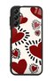 Samsung A34 Brush Heart Design Glossy Phone Case