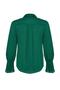 Emerald Green Boho Spanish Sleeve Woven Shirt TWOAW22GO0487 - 9