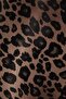 Brown Premium High Quality Animal Patterned Satin Midi Woven Skirt TWOAW24ET00140 - 16