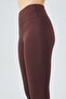 Push Up High Waist Lift Leggings Brown - 6