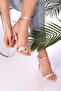 Women's Slyva Powder Pink Satin Single Strap Heeled Shoes - 4