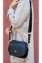 Justpolo Women's Black 4-Compartment Flap Shoulder and Crossbody Bag Tm001212Jp - 4