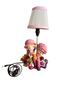 Handmade Baby Themed Night Lamp with Polyester Body and Satin and Lace Fabric Hat