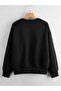Los Angeles printed black crew neck sweatshirt - 2