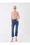 Regular Waist Straight Fit Women's Jean Pants