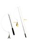® Telescopic Furry and Bell Height Adjustable Elastic Fun Plush Cat Play Fishing Rod - 2