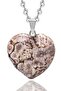 Certified Heart Model Real Serpentine (SNAKE) Stone Necklace