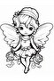 Cute Fairy Coloring Book - 4