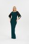 Kdaın long, Maxi dress, glitter, sleeves shion, special occasions, wedding, engagement elegant night, large size, evening dress - 2