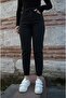Harold Women's Black Lycra Mom Jean Pants - 2