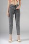 Owen Women's Smoked High Waist Soft Touch Relaxed Cut Mom Jean Jeans