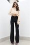 Ramrod Black Palazzo Jean Wideleg Colorfast Women's High-waist Wide Leg Jeans
