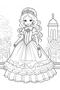 Princess Coloring Book Set for Girls (4 Books) - 4
