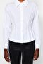 Ecru Fitted Slim Cotton Woven Shirt TWOAW24GO00186 - 4