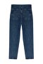 Lacivert %100 Pamuk Essential Fit Jeans Kot Pantolon TMNAW23JE00104 - 12