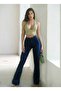 Jackson Women's Dark Blue High Waist Flare Jeans - 2