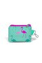 Water Green Flamingo Patterned Coin Bag 21725 - 5
