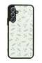 Glossy Phone Case for Samsung A54 Green Leaf Design