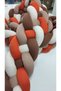 260 Cm 4-piece Knitted Crib Protection Set - 2