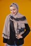 BELT PATTERNED SHAL - MINK