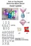 Mermaid Birthday Concept Balloon Chain with Number Balloon and Letter Balloon Selection - 2